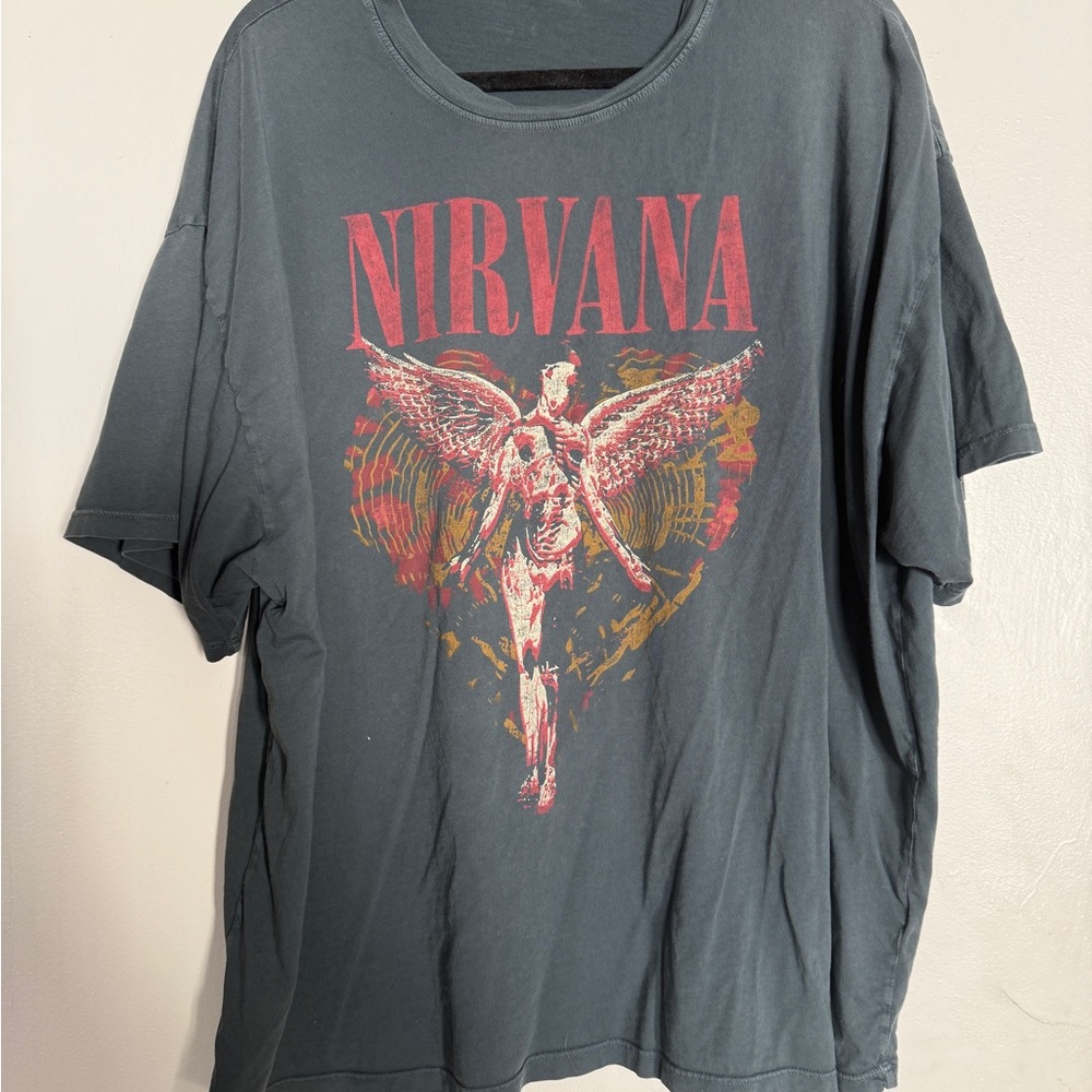 Daydreamer Nirvana Graphic T-Shirt in vintage Black